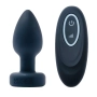 Plug Anal em Silicone com LED e 10 Modos de Vibração com Controle Remoto sem Fio