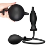Plug Anal Inflável Pêra Feito em Silicone Confortável