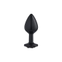 Plug Anal Lite Plug Preto Tamanho M com Pedra Preta 8 x 3,37 cm 38g - Sexy Fantasy Plug Anal Lite Plug Preto Tamanho M com Pedra Preta 8 x 3,37 cm 38g - Sexy Fantasy