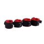 Separador de Perna e Braço com Algema para Cama e Venda BDSM Vermelho - YOUVIBE Separador de Perna e Braço com Algema para Cama e Venda BDSM Vermelho - YOUVIBE