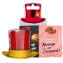 Six Ball Morango Com Champanhe Bolinha Explosiva Beijavel Com 6 Unidades Soft Love