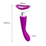 Sugador Poderoso com Vibrador Dupla Função Recarregável 