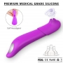 Sugador de Clitoris e Vibrador 2 em 1