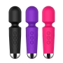 Varinha Mágica Recarregável com 20 Modos de Vibração e 8 Intensidades - Stacy Mini Cor:Roxo