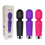 Varinha Mágica Recarregável com 20 Modos de Vibração e 8 Intensidades - Stacy Mini Cor:Roxo