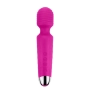 Varinha Mágica Massageador Estimulador Recarregável 12 Modos de Vibrações Pink Varinha Mágica Massageador Estimulador Recarregável 12 Modos de Vibrações Pink