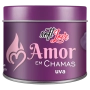 Vela Beijável Amor Em Chamas Uva Lubrifica Aromático Excita Comestível 50g Soft Love
