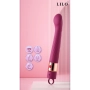Vibrador 2 em 1 Estimulador em Formato de Anel Vibrador de Ponto G com Função de Aquecimento Magenta - LILO