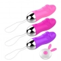 Vibrador Bullet Recarregável em Formato de Glande com Controle
