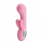 Vibrador com Estimulador Clitoriano Duplo Pretty Love Valentine