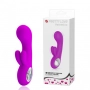 Vibrador com Estimulador Clitoriano Duplo Pretty Love Valentine