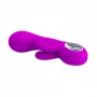 Vibrador com Estimulador Clitoriano Duplo Pretty Love Valentine