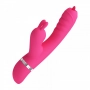 Vibrador com Língua Estimuladora Penetrável para Sexo Oral em Silicone Toque Aveludado