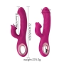 Vibrador com Movimento de Dedilhar e Estimulador Clitoriano Vibrador com Movimento de Dedilhar e Estimulador Clitoriano