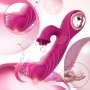 Vibrador com Movimento de Dedilhar e Estimulador Clitoriano Vibrador com Movimento de Dedilhar e Estimulador Clitoriano