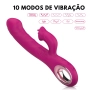 Vibrador com Movimento de Dedilhar e Estimulador Clitoriano Vibrador com Movimento de Dedilhar e Estimulador Clitoriano