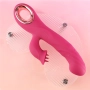 Vibrador com Movimento de Dedilhar e Estimulador Clitoriano Vibrador com Movimento de Dedilhar e Estimulador Clitoriano