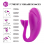 Vibrador com Ponta Dupla Recarregável com Controle Remoto - Importado Vibrador com Ponta Dupla Recarregável com Controle Remoto - Importado
