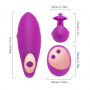 Vibrador com Ponta Dupla Recarregável com Controle Remoto - Importado Vibrador com Ponta Dupla Recarregável com Controle Remoto - Importado