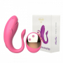 Vibrador com Ponta Dupla Recarregável com Controle Remoto - Importado