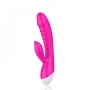 Vibrador com Saliências e Estimulador Clitoriano