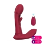Vibrador de Calcinha 3 em 1 Estimulação Ponto G e Controle Remoto Vermelho Vibrador de Calcinha 3 em 1 Estimulação Ponto G e Controle Remoto Vermelho