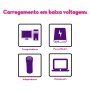 Vibrador de Calcinha com Controle Remoto e Aquecimento Roxo