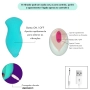 Vibrador de Calcinha com Controle Remoto e Aquecimento Roxo