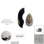 Vibrador de Calcinha com Controle Remoto Preto