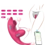Vibrador de Calcinha Comando por Aplicativo com 9 Modos de Vibrações Pink Vibrador de Calcinha Comando por Aplicativo com 9 Modos de Vibrações Pink