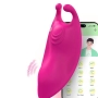 Vibrador de Calcinha Controlaro Via APP com 10 Modos de Vibração Borboleta Buzzy Cor:Pink