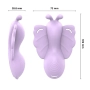 Vibrador de Calcinha Formato de Borboleta Controle a Longa Distância Via App - Sora