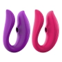 Vibrador de Casal Moderno Comando via Aplicativo Recarregável com 9 Modos de Vibração Cor:Pink