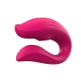 Vibrador de Casal Moderno Comando via Aplicativo Recarregável com 9 Modos de Vibração Cor:Pink