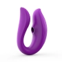 Vibrador de Casal Moderno Comando via Aplicativo Recarregável com 9 Modos de Vibração Cor:Pink