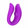 Vibrador de Casal Moderno Comando via Aplicativo Recarregável com 9 Modos de Vibração Cor:Pink