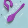 Vibrador de Casal Recarregável Roxo - Ribbon Pro - S - Hande Vibrador de Casal Recarregável Roxo - Ribbon Pro - S - Hande