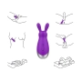 Vibrador de Clitóris em Formato de Coelho | Estímulo Direto e Suave | Silicone Macio | SI Cor:Pink