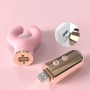 Vibrador de Clitóris em Formato de Pinça com 9 Vibrações - Donuts S-Hande