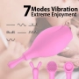 Vibrador de Clitóris com 7 Vibrações e 3 Pontas Removíveis