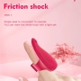 Vibrador de Dedo Dedeira Magic com Vibro com Função Liga e Desliga Vermelho Vibrador de Dedo Dedeira Magic com Vibro com Função Liga e Desliga Vermelho