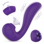 Vibrador de Ponto G Com Pulsação na Ponta e Sugador de Clitóris Angel.s - S-Hande