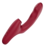 Vibrador de Ponto G e Clitóris com Pulsação e Dedilhar 7 modos de Vibração e Pulsação Cor:Vermelho