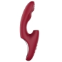 Vibrador de Ponto G e Clitóris com Pulsação e Dedilhar 7 modos de Vibração e Pulsação Cor:Vermelho