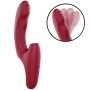 Vibrador de Ponto G e Clitóris com Pulsação e Dedilhar 7 modos de Vibração e Pulsação Cor:Vermelho