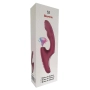Vibrador de Ponto G e Clitóris com Pulsação e Dedilhar 7 modos de Vibração e Pulsação Cor:Vermelho