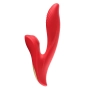 Vibrador de Ponto G e Clitóris com Dedilhar - Tapping - Angel MAIG Vermelho