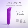 Vibrador de Ponto G - Golfinho Liso M2 Roxo