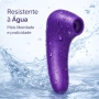 Vibrador de Pulsação Recarregável Roxo