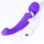 Vibrador Dupla Estimulação - Ponto G e Massageador Corporal Recarregável